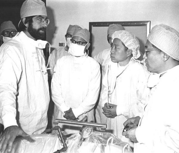 Dr. DiGregorio at Nassau County Medical Center in the 1970’s.