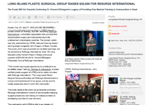 LIPSG Raises $30,000 for ReSurge International